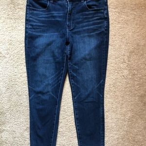 American Eagle spr  stretch high-rise jegging crop